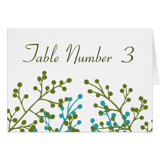 Cartes vertes et bleues de Tableau de réception de (Devant horizontal)