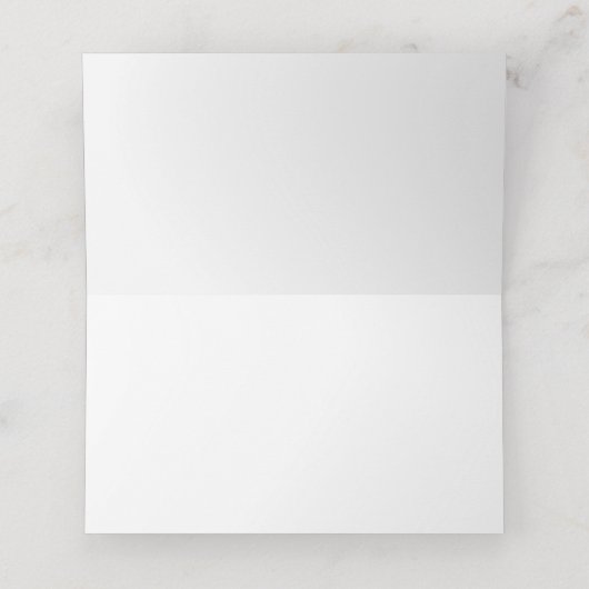 Cartes vertes pour tables Mariages (Intérieur déplié)