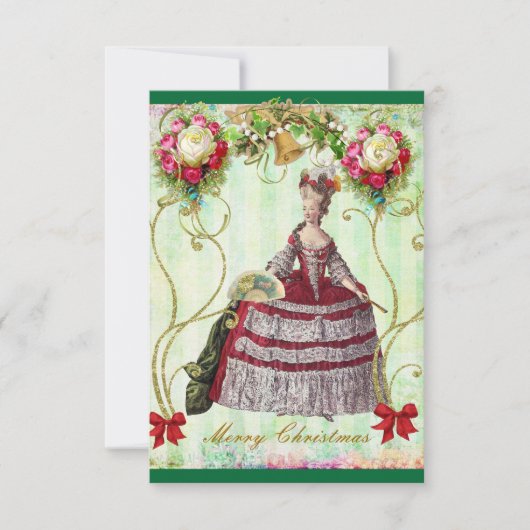 Cartes victoriennes de bourse de Marie de Noël (Devant)