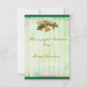 Cartes victoriennes de bourse de Marie de Noël (Dos)