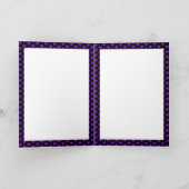 Cartes vierges B&W Purple Hearts Beating (Intérieur)