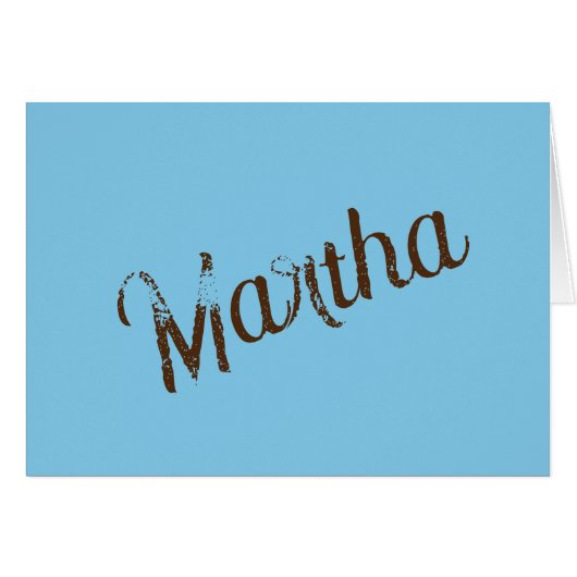 Cartes vierges de nom antique (bleu ciel et cuivre (Devant horizontal)