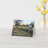 Cartes vierges de note de ralentissement (Fleur jaune)