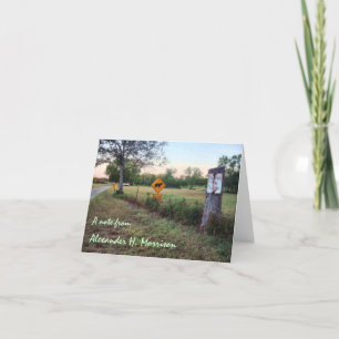 Cartes vierges de note de ralentissement