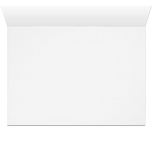 Cartes vierges d'Hydrangée violette (Intérieur Horizontal (Bas))