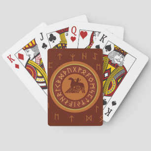 Cartes Viking Emblem et Runes Bicyclettes de jeu