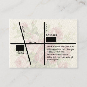 Cartes Vintage Mariage Réception Carte