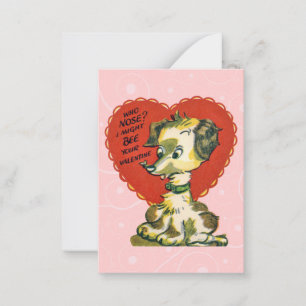 Cartes vintages d'enfant de Valentine