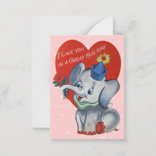 Cartes vintages d'enfant de Valentine