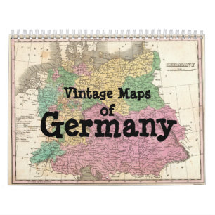 Cartes Vintages du calendrier allemand