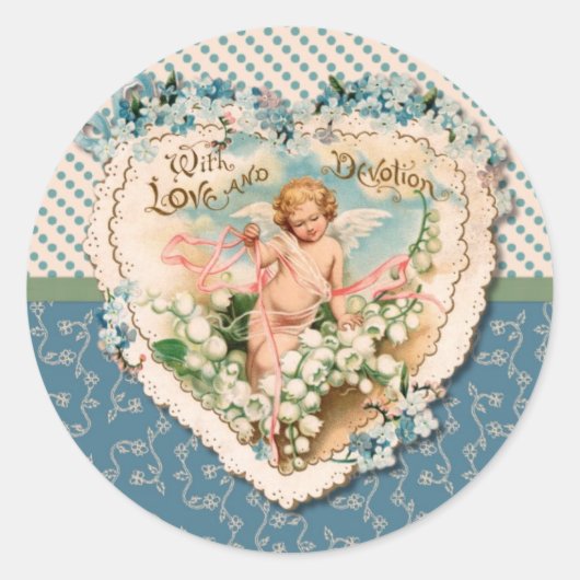 Cartes Vintages élégantes, Postage et Stickers (Devant)