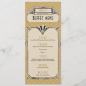 Cartes Vintages Gatsby Art Déco (Devant)
