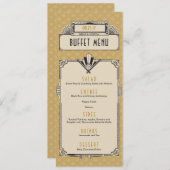 Cartes Vintages Gatsby Art Déco (Devant / Derrière)