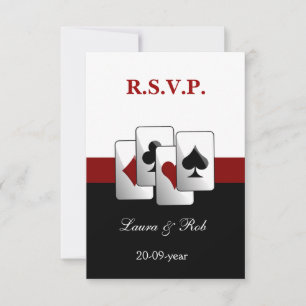 Cartes vvp de mariage Vegas standard 3,5 x 5