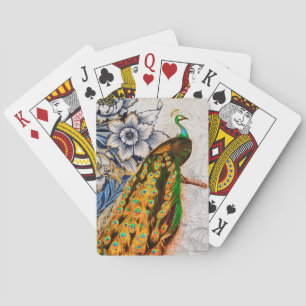 Cartes William Morris ET PEACOCK Bicyclettes de jeu