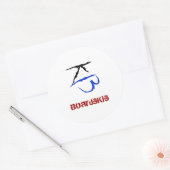 CartesKis - Sticker Emblem (Blanc) (Enveloppe)