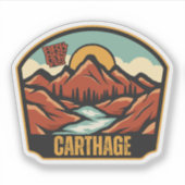 Carthage, Arkansas Sticker (Voorkant)