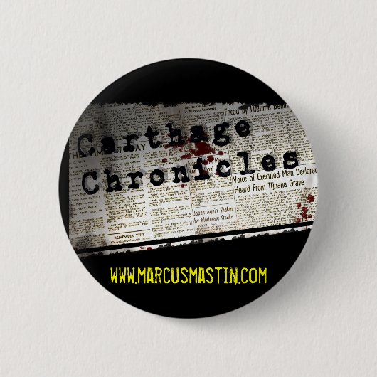 Carthage Chronicles Pin Ronde Button 5,7 Cm (Voorkant)