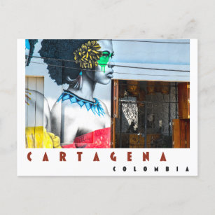 Carthagène, Colombie, Carte postale