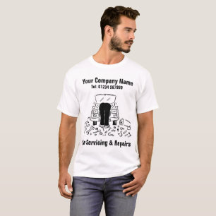 Carthulp & Reparatie Cartoon T-shirt