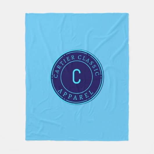 Cartier classic Signature Blanket Fleece Deken (Voorkant)