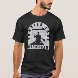 Cartier Lake Canoeing Michigan T-shirt