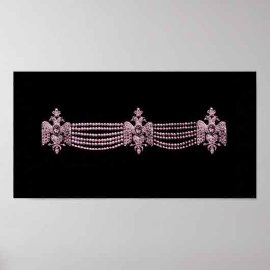 Cartierroze Ketting ~ Poster afdrukken (Voorkant)