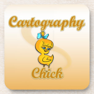 Cartografie Chick Bier Onderzetter