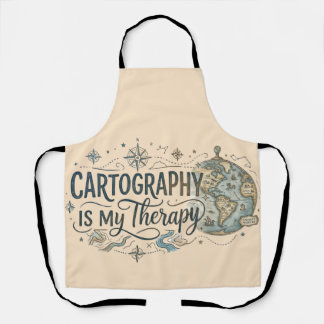 Cartografie is mijn therapie schort