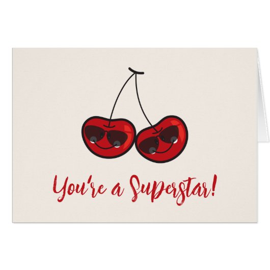 Cartographie Amusante & Cool Cerises Cheeky Avec L (Devant horizontal)