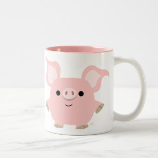 Cartographie court mignonne Cochon Mug