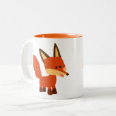 Cartographie d'Astute mignonne Fox Mug (Devant gauche)