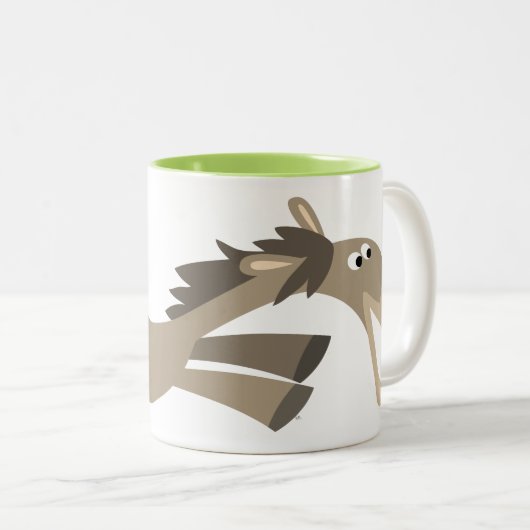 Cartographie douce rapide Cheval Mug (Devant droit)