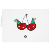 Cartographier Fun & Red Cheeky Cherries Avec Casqu (Dos Horizontal)