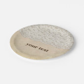 Carton Assiettes de fête de mariage Romance Rustique en D (Angle)