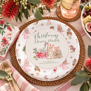Carton Assiettes de fête personnalisées pour Noël en Aust