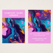 Carton d'affichage pour oreille à peinture liquide (Devant & derrière)