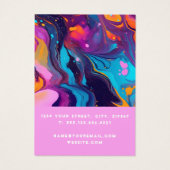 Carton d'affichage pour oreille à peinture liquide (Dos)