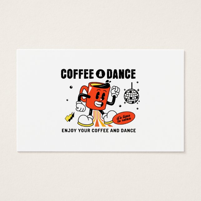 Carton de café Rétro -1 (Devant)