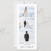 Carton de Faire-Part de Mariage Moderne avec Code (Devant)