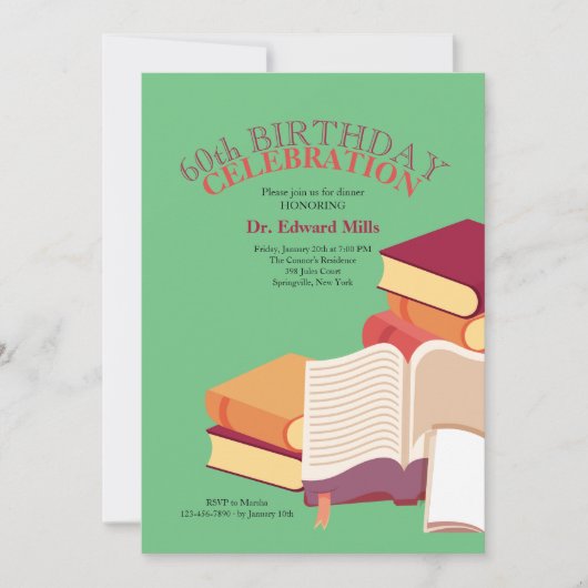 Carton de livres Invitation (Devant)