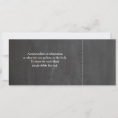 Carton de mariage Destination Billet Invitation RS (Dos)