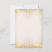 Carton de réponse élégant en terre cuite (Dos)