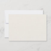 Carton de réponse Mason Jar & Fleurs des champs (Dos)