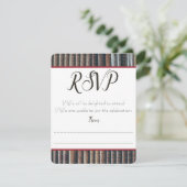 Carton de réponse pour bibliothèque vintage (Debout devant)