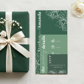 Carton de réponse pour invitation de mariage à des