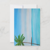 Carton de réponse pour les 50 ans de mariage Ocean (Dos)