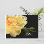 Carton de réponse RSVP Invitations de mariage Fleu (Debout devant)