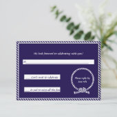 Carton de réponse "Tying the Knot" (Debout devant)