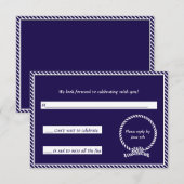 Carton de réponse "Tying the Knot" (Devant / Derrière)